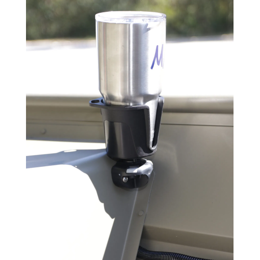 Porte boisson Railblaza DrinkHold | Rangement cockpit | En action avec thermos