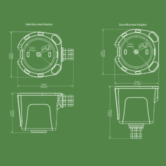 Porte boisson Railblaza DrinkHold | Rangement cockpit | Dimensions