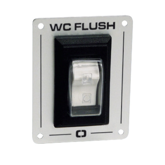 Commande WC électrique Osculati | interrupteur à disjoncteur 12/24V pour WC marin