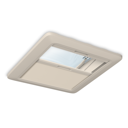 Dometic Mini Heki FL | Lanterneau compact 400 x 400 mm pour vans et fourgons aménagés | occultant entre ouvert