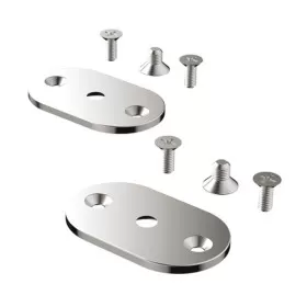 Kit de 2 contreplaques avec vis autotaraudeuses Osculati | Echelle de secours | Poli miroir