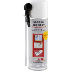SOLOPLAST Mousse dur 3000 Bombe Soloplast Mousse dur 3000 polyuréthanes | Colle & mastic