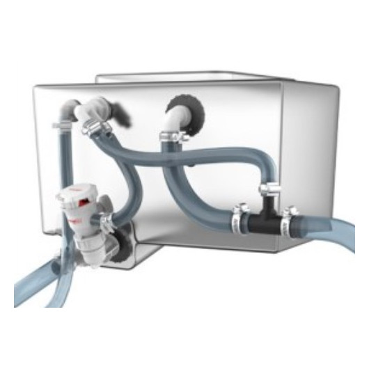 Pompe de vivier Tsunami MK2 T500 ATTWOOD | Groupe d'eau & pompe | exemple de montage