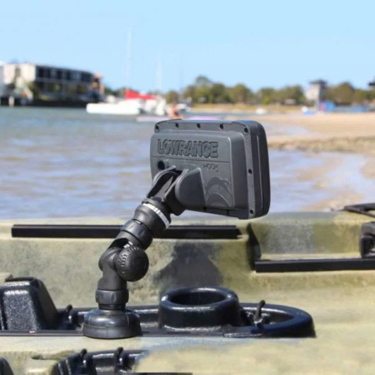 Extension Railblaza Adjustable Extender R-Lock | Rangement cockpit | Sondeur en action