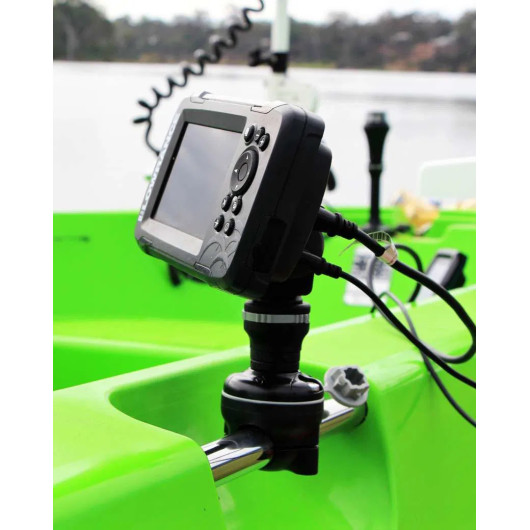 Receveur Railblaza SwivelPort R-Lock | Rangement cockpit | Avec Lowrance Hook²