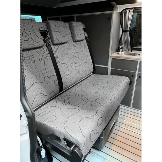 Housses de sièges AV DRIVEDRESSY  spécial VW T6 & T6.1 - Accessoire intérieur pour van aménagé