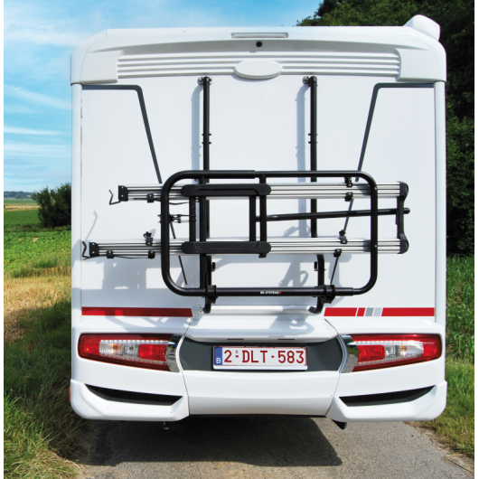 Bike Glide BR-SYSTEMS | Porte-vélos sans effort de camping-car | replié