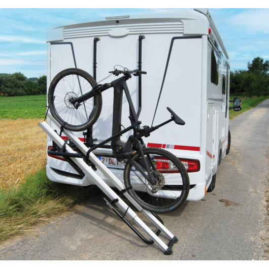 Bike Glide BR-SYSTEMS | Porte-vélos sans effort de camping-car |vélo glissé dans le rail