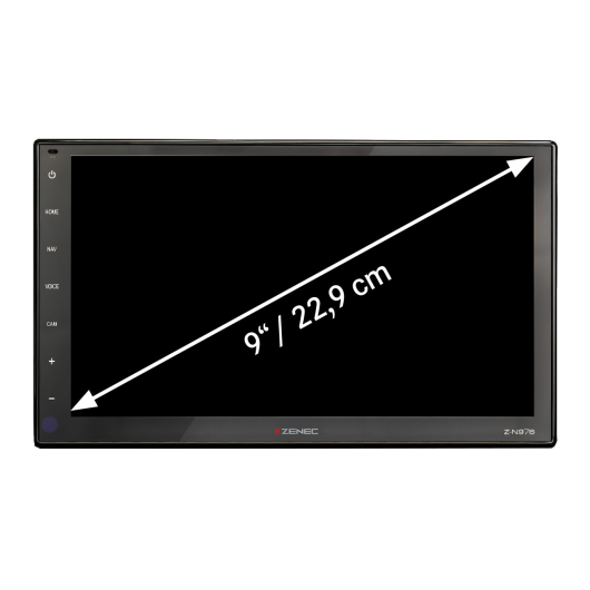 Station autoradio 1DIN Z-N975 ZENEC | Station multimédia pour fourgon aménagé et camping-cars