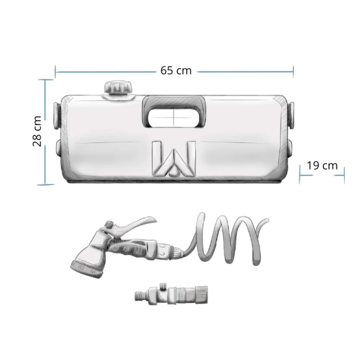 WATERPORT 4.0 Douche nomade 15 L