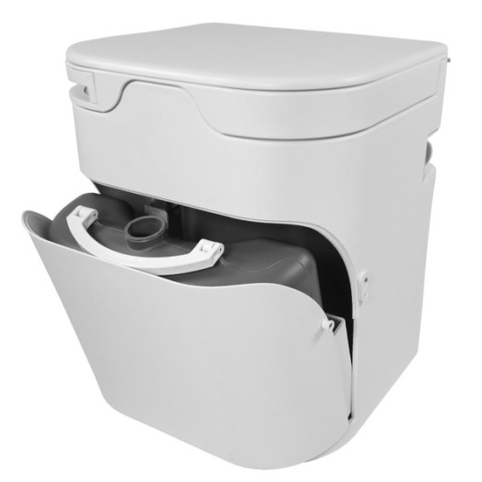 Toilette à compost OGO - Équipement pour camping-car, van et fourgon - ouvert