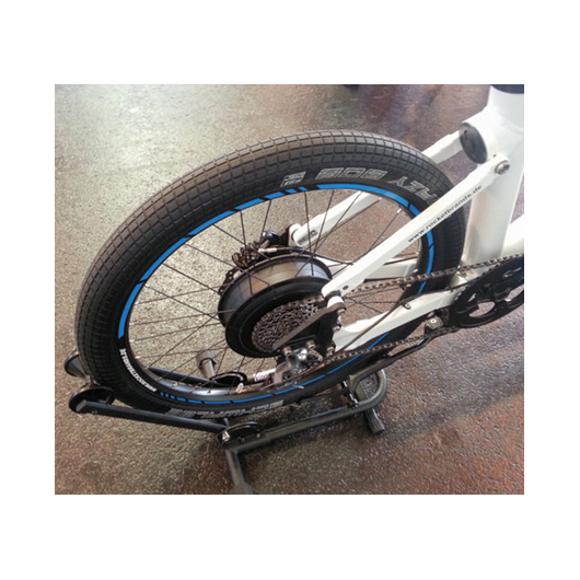 Support de vélo pour soute camping-car REIMO | installation porte-vélo électrique |version 20-60mm