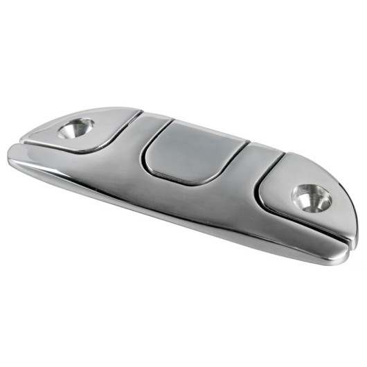 Taquet rabattable à vis Osculati | taquet d'amarrage en acier inox pour bateau | rabattu