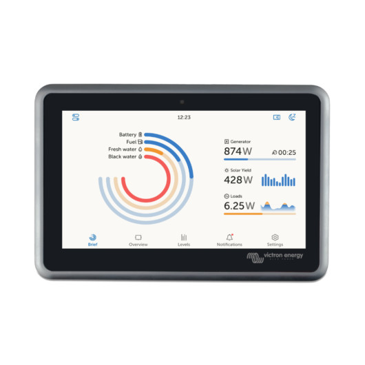 VICTRON Ekrano GX - Gestion et contrôle du système d'énergie électrique embarqué pour fourgon, camping-car et bateau