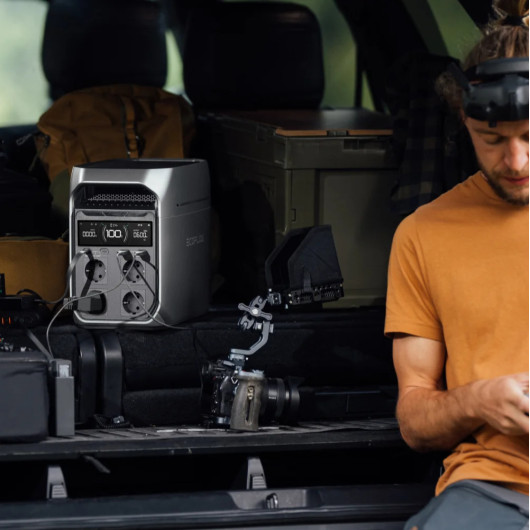 ECOFLOW Delta 3 - Batterie nomade LiFePO4 pour van, fourgon aménagé, camping-car et bateau