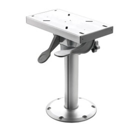 Pied de siège pivotant amovible sur glissière hauteur 38 cm | Siège & fauteuil pilote | Réglable