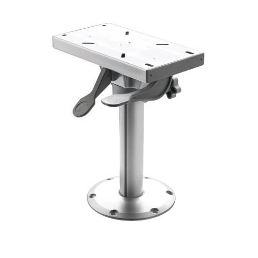 Pied de siège pivotant amovible sur glissière hauteur 38 cm | Siège & fauteuil pilote | Réglable