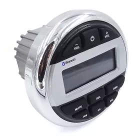 Radio Trem T-Sound USB/Bluetooth grise 12 V | Radio pour bateau ou van aménagé | Face avant