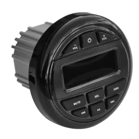 Radio Trem T-Sound USB/Bluetooth noire 12 V | Radio pour bateau ou van aménagé | Face avant