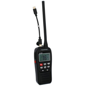 Radio VHF Plastimo SX-400+ | VHF Portable étanche et flottante IPX7 | Vue de face