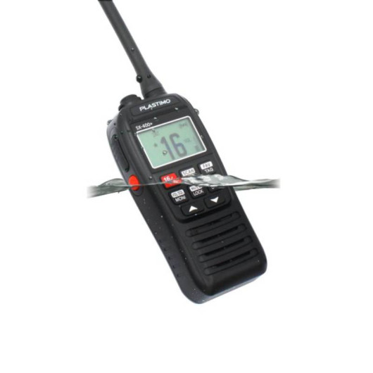 Radio VHF Plastimo SX-400+ | VHF Portable étanche et flottante IPX7 | VHF Flottante