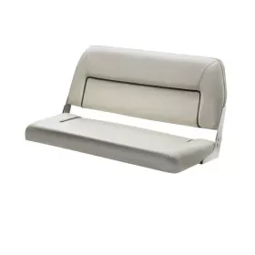 Banquette First Class Deluxe Blanc liseré bleu | Siège & fauteuil pilote | Ouverte