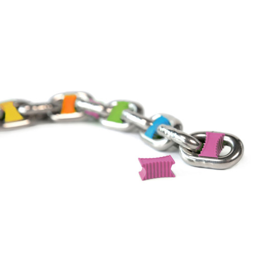 Marqueur de chaine Happy pour chaine calibré 8 mm Trem | Accessoire de mouillage | Marqueur multicolore dans la chaine