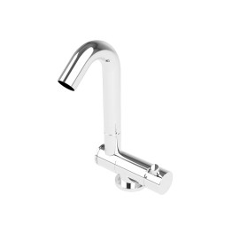 TREM Aqua Mitigeur d'eau froide/chaude en laiton chromé Robinet mitigeur Aqua eau froide/chaude en laiton chromé Trem | Robinet pour van aménagé et bateau