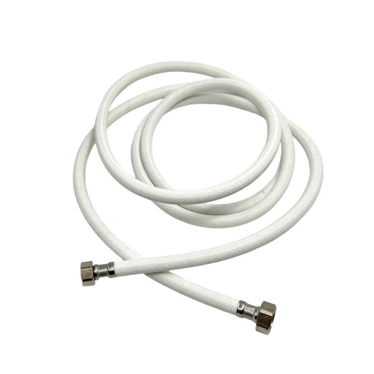 Flexible de douche Aqua de 2,5 m Trem en Nylon Blanc | Douche, douchette & boitier encastrable
