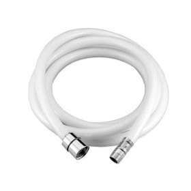 TREM Aqua Flexible de douche PVC | 1/2" Femelle - 3/8" Mâle Flexible de douche Aqua de 2,5 m Trem en PVC Blanc | Douche, douchette & boitier encastrable