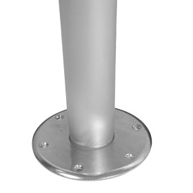 Table Trem diamètre 60 cm + pied de 70 cm + embase | Plateau & pied de table pour van et bateau