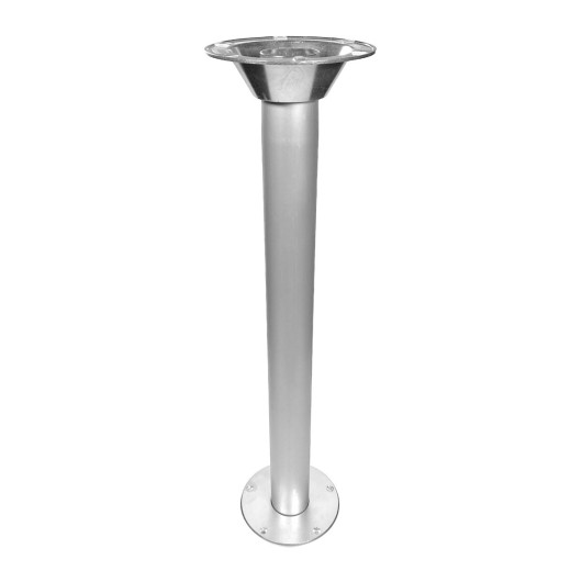 Pied de table Tem fixe en aluminium de 70 cm avec embase | Plateau & pied de table fixe