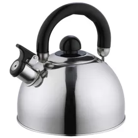 CAMP4 Bouilloire Contessa | 2,5 L Bouilloire Inox à siffet Contessa 2,5 L Camp4 – Pour camping, van et bateau