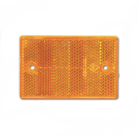 Catadioptre rectangle 115 x 75 mm - orange