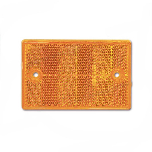 Catadioptre rectangle 115 x 75 mm - orange