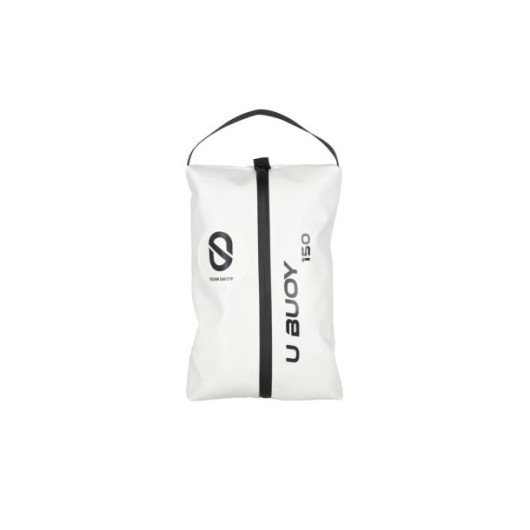 Bouée gonflable + lampe + housse Ocean Safety | Sécurité de navigation en bateau | Housse blanche