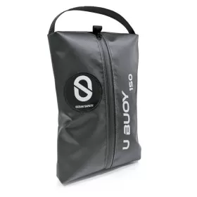 Bouée gonflable + lampe + housse Ocean Safety | Sécurité de navigation en bateau | Housse Noire