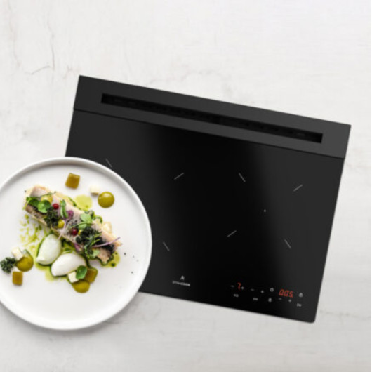 DYNAXO Dynacook X2 CY - Plaque de cuisson vitrocéramique 2 feux gaz pour fourgon, camping-car et bateau