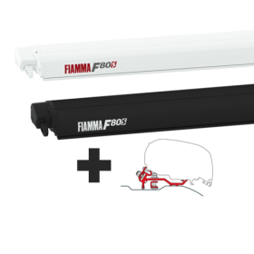 FIAMMA Kit store F80s 320 | Ducato Kit F80s Ducato 320 FIAMMA - Store banne de toit pour fourgon aménagé Ducato - omposition du kit