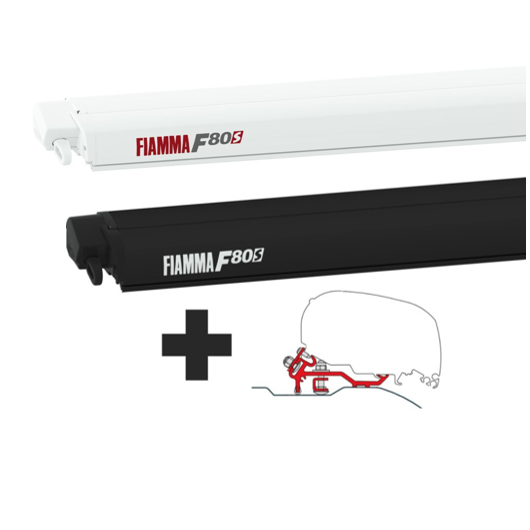 Kit F80s Ducato 320 FIAMMA - Store banne de toit pour fourgon aménagé Ducato - omposition du kit