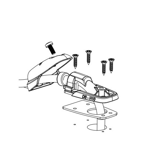 SCANSTRUT Passe-câble gris DS-H10