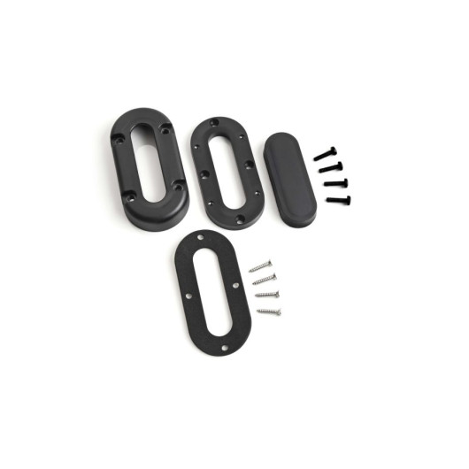 Passe-câble DS-Multi-P-BLK vertical Scanstrut | Passe-câble étanche pour bateau ou véhicule aménagé | Prêt à poser