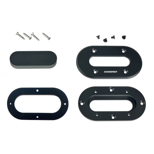 Passe-câble DS-LP-multi-BLK Scanstrut | Passe-câble ou passe toit pour bateau ou véhicule aménagé van| Kit livraison