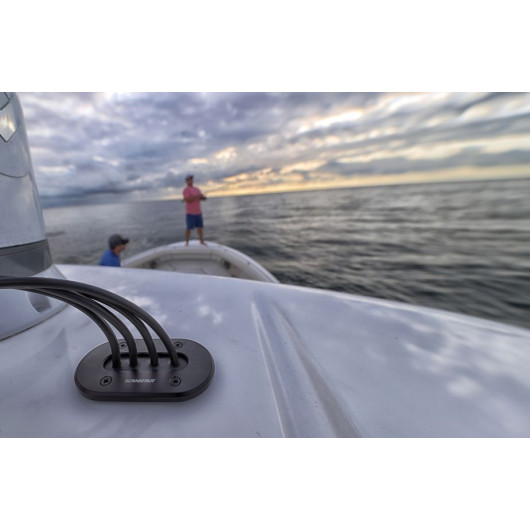 Passe-câble DS-LP-multi-BLK Scanstrut | Passe-câble ou passe toit pour bateau ou véhicule aménagé van | esthétique