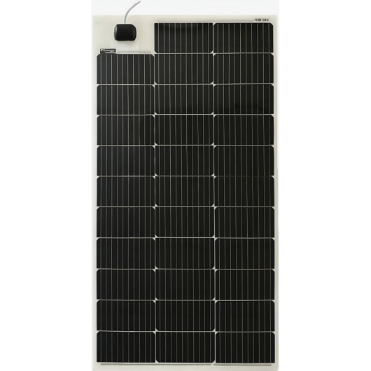 Kit panneau solaire souple EM AFLEX 120W avec régulateur MPPT pour camping-car et voilier | Vue du dessus
