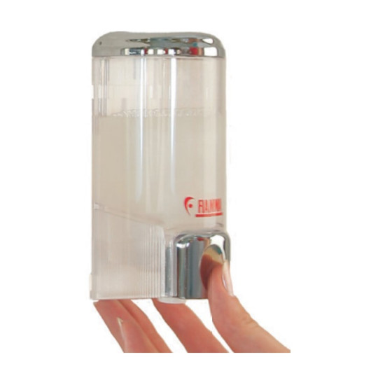 Dispenser Fiamma | distributeur de savon pour salle de bain de camping-car et bateau | bouton en façade