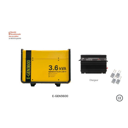 Batterie lithium portable haute puissance 3600W avec sortie 12V | Station d'énergie nomade | Avec chargeur