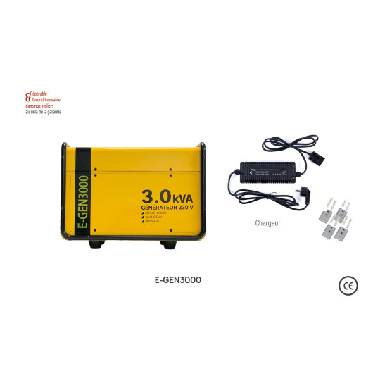 Batterie lithium portable haute puissance 3000W avec sortie 12V |  Station d'énergie nomade | Avec chargeur