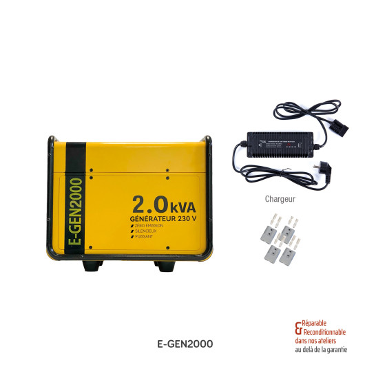 Batterie lithium portable haute puissance 2000W avec sortie 12V |  Station d'énergie nomade | Avec son chargeur