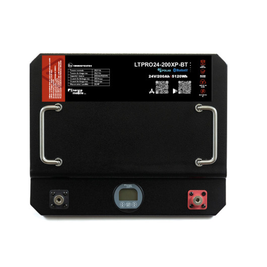 Batterie Lithium LTPRO24-300XP-BT Energie Mobile 24V / 300 Ah pour camping-car & bateau | Vue de dessus